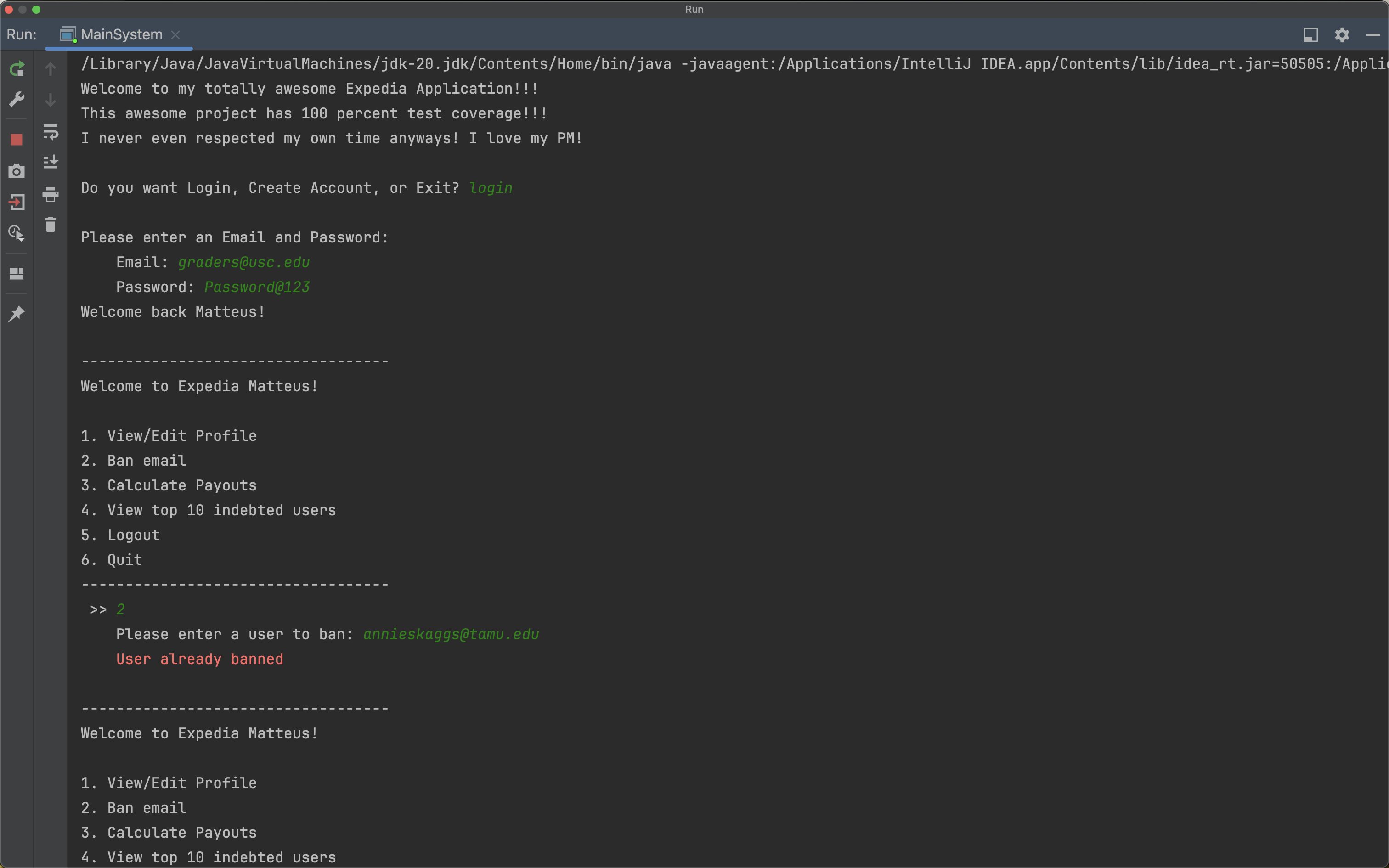 Image of the Portfolio website